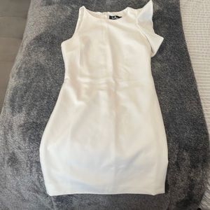 White dress one shoulder xs